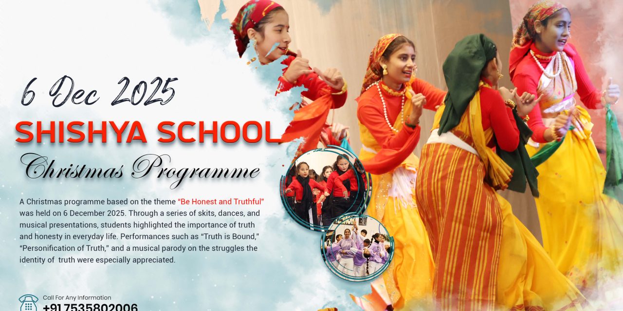 Christmas Programme Celebration at Shishya Public School